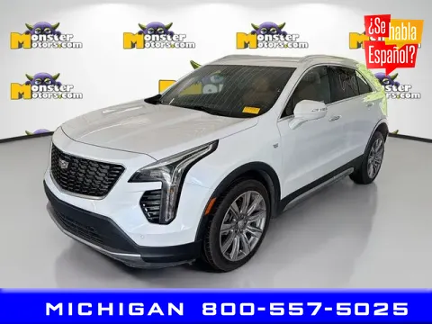White 2022 Cadillac XT4 Premium Luxury for sale in Michigan Center, MI