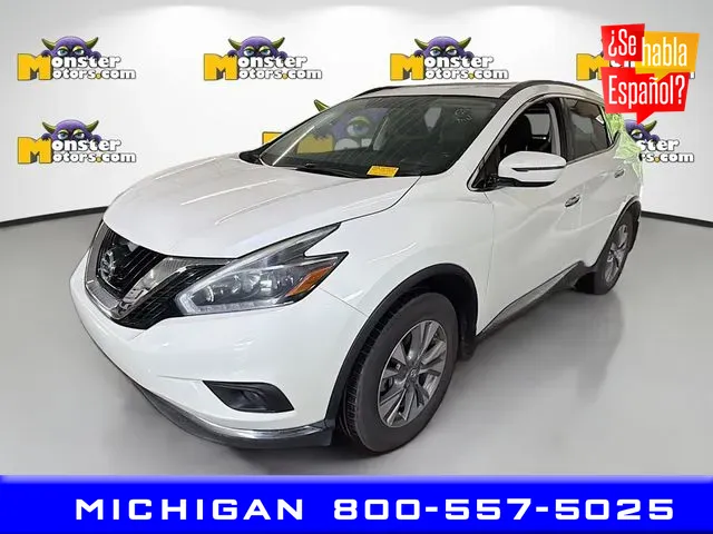 White 2018 Nissan Murano SV for sale in Michigan Center, MI
