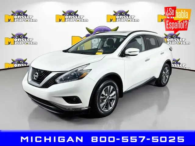 White 2018 Nissan Murano SV for sale in Michigan Center, MI