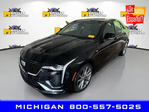 Black 2022 Cadillac CT4 Sport for sale in Michigan Center, MI