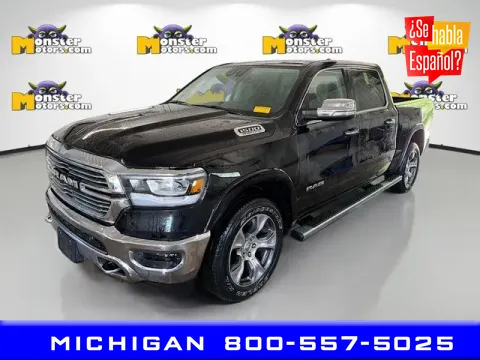 Black 2022 Ram 1500 Laramie for sale in Michigan Center, MI