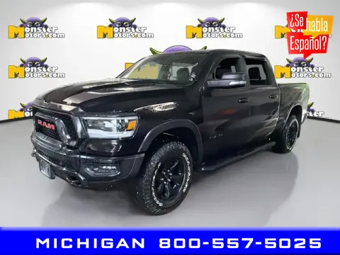 Black 2022 Ram 1500 Rebel for sale in Michigan Center, MI