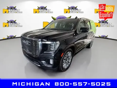 Black 2023 GMC Yukon XL Denali Ultimate for sale in Michigan Center, MI