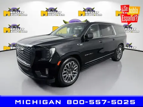 Black 2023 GMC Yukon XL Denali Ultimate for sale in Michigan Center, MI