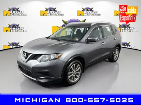 Gray 2016 Nissan Rogue S for sale in Michigan Center, MI