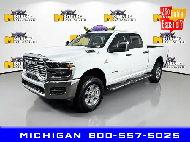 White 2025 Ram 2500 Big Horn for sale in Michigan Center, MI