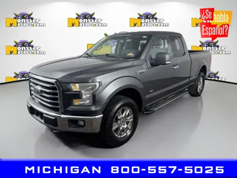 Gray 2016 Ford F-150 XLT for sale in Michigan Center, MI