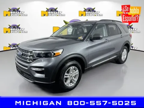 Gray 2022 Ford Explorer XLT for sale in Michigan Center, MI