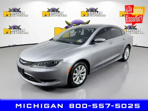 Silver 2015 Chrysler 200 C for sale in Michigan Center, MI