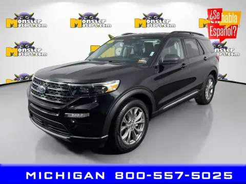 Black 2022 Ford Explorer XLT for sale in Michigan Center, MI