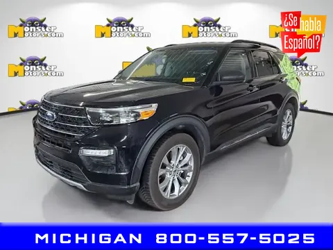 Black 2022 Ford Explorer XLT for sale in Michigan Center, MI