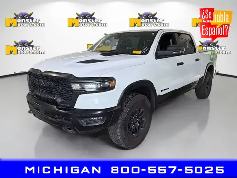 White 2025 Ram 1500 Rebel for sale in Michigan Center, MI