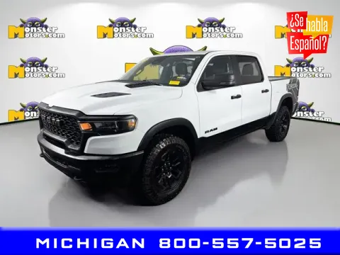 White 2025 Ram 1500 Rebel for sale in Michigan Center, MI