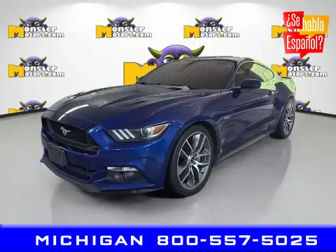 Blue 2016 Ford Mustang for sale in Michigan Center, MI