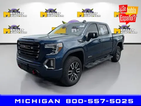 Blue 2019 GMC Sierra 1500 AT4 for sale in Michigan Center, MI