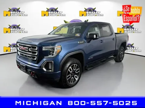 Blue 2019 GMC Sierra 1500 AT4 for sale in Michigan Center, MI