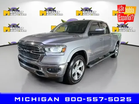 Silver 2019 Ram 1500 Laramie for sale in Michigan Center, MI