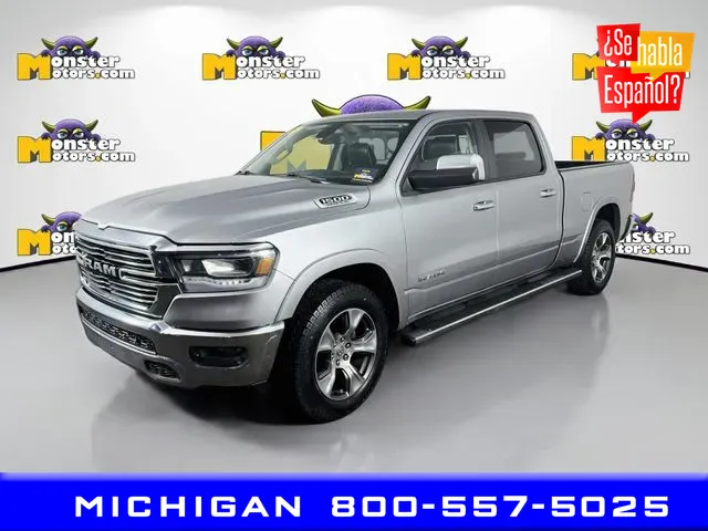 Silver 2019 Ram 1500 Laramie for sale in Michigan Center, MI