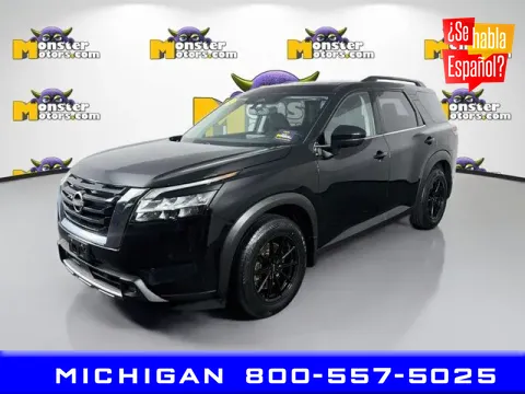 Black 2022 Nissan Pathfinder SV for sale in Michigan Center, MI