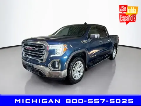 Blue 2019 GMC Sierra 1500 SLT for sale in Michigan Center, MI