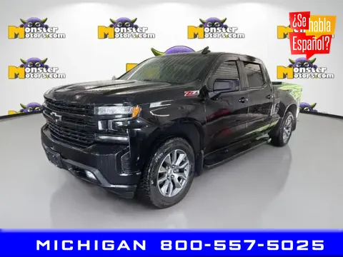 Black 2021 Chevrolet Silverado 1500 RST for sale in Michigan Center, MI