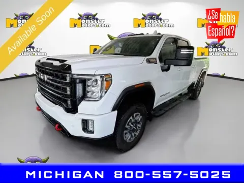 White 2022 GMC Sierra 2500 HD AT4 for sale in Michigan Center, MI