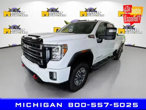 White 2022 GMC Sierra 2500HD AT4 for sale in Michigan Center, MI