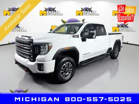 White 2022 GMC Sierra 2500 HD AT4 for sale in Michigan Center, MI