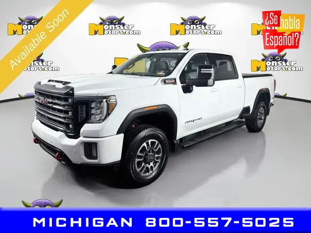 White 2022 GMC Sierra 2500 HD AT4 for sale in Michigan Center, MI