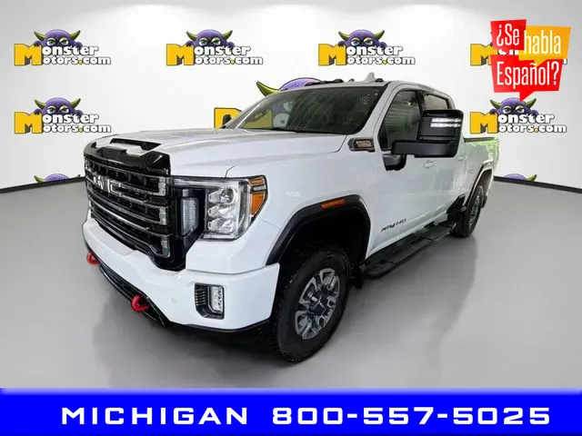 White 2022 GMC Sierra 2500HD AT4 for sale in Michigan Center, MI