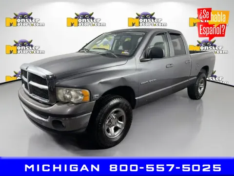 Gray 2004 Dodge Ram 1500 SLT for sale in Michigan Center, MI