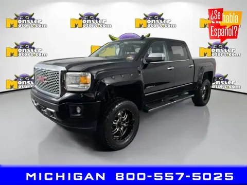 Black 2015 GMC Sierra 1500 Denali for sale in Michigan Center, MI