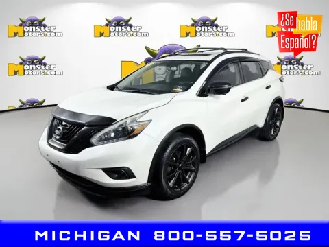 White 2018 Nissan Murano SL for sale in Michigan Center, MI