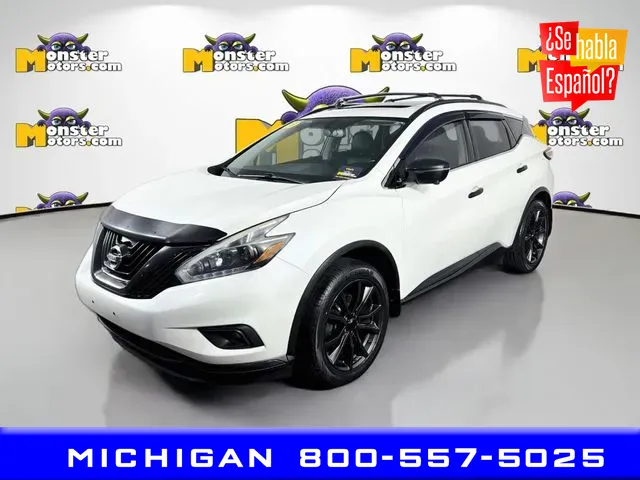 White 2018 Nissan Murano SL for sale in Michigan Center, MI