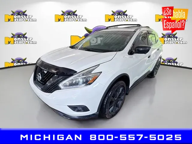 White 2018 Nissan Murano SL for sale in Michigan Center, MI