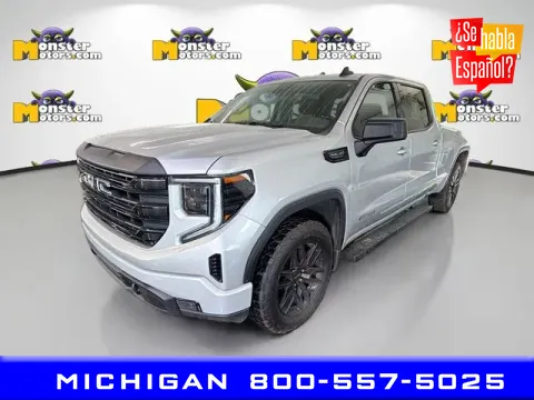 Silver 2022 GMC Sierra 1500 Elevation for sale in Michigan Center, MI