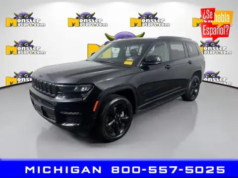 Black 2024 Jeep Grand Cherokee L Limited for sale in Michigan Center, MI