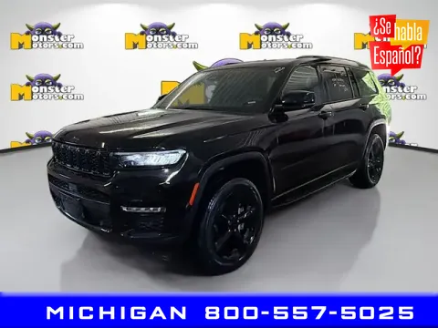 Black 2024 Jeep Grand Cherokee L Limited for sale in Michigan Center, MI