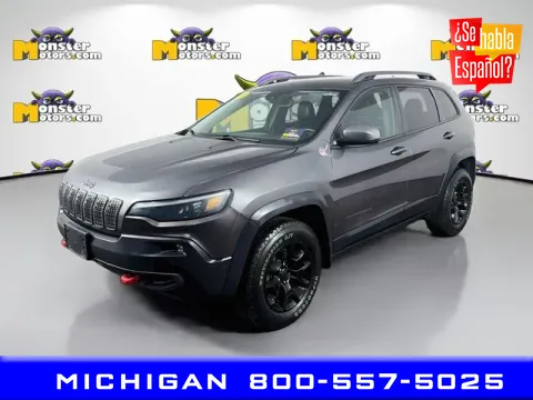 Gray 2019 Jeep Cherokee Trailhawk for sale in Michigan Center, MI