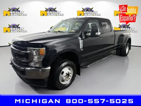 Black 2021 Ford F-350SD XLT for sale in Michigan Center, MI