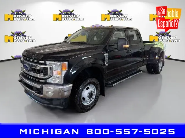 Black 2021 Ford F-350SD XLT for sale in Michigan Center, MI