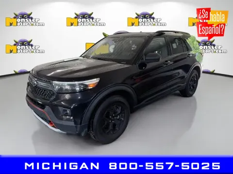 Black 2022 Ford Explorer Timberline for sale in Michigan Center, MI