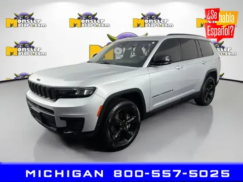 Silver 2021 Jeep Grand Cherokee L Altitude for sale in Michigan Center, MI