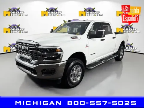 White 2025 Ram 2500 Big Horn for sale in Michigan Center, MI