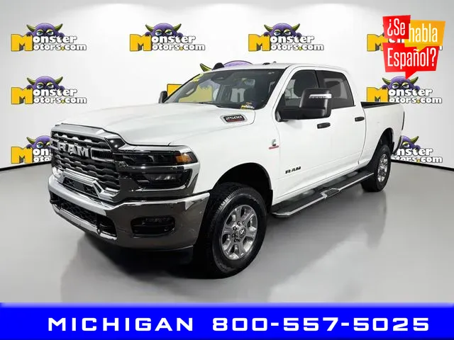 White 2025 Ram 2500 Big Horn for sale in Michigan Center, MI