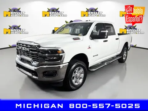 White 2025 Ram 2500 Big Horn for sale in Michigan Center, MI