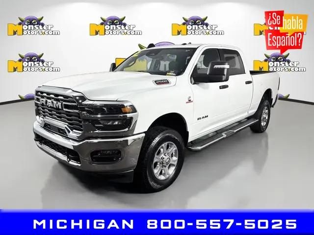 White 2025 Ram 2500 Big Horn for sale in Michigan Center, MI