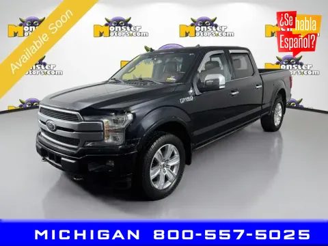 Black 2019 Ford F-150 Platinum for sale in Michigan Center, MI