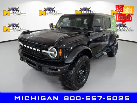 Black 2023 Ford Bronco Wildtrak for sale in Michigan Center, MI