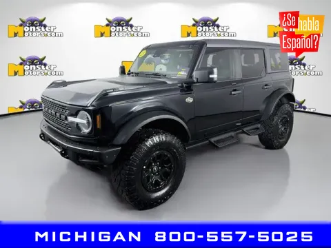 Black 2023 Ford Bronco Wildtrak for sale in Michigan Center, MI